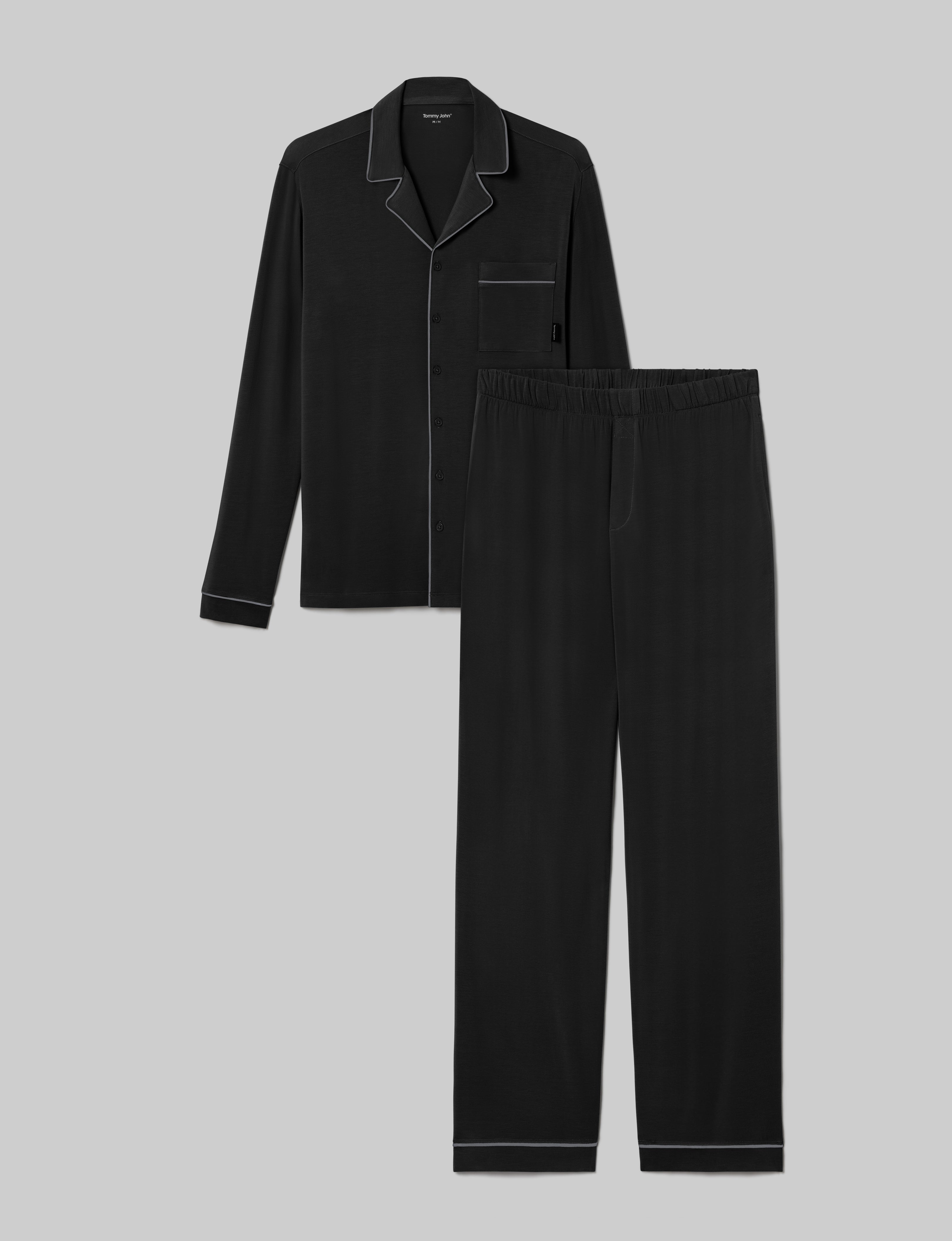 Downtime Long Sleeve Pajama Top & Pant Set